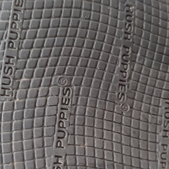 Vintage HUSH PUPPIES* black suede slip on with rubber tread and sole elastic gor - Picture 10 of 14